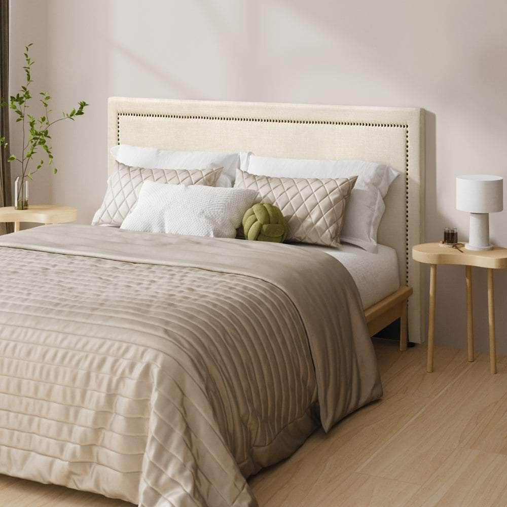 Bed Headboard Bedhead Beige