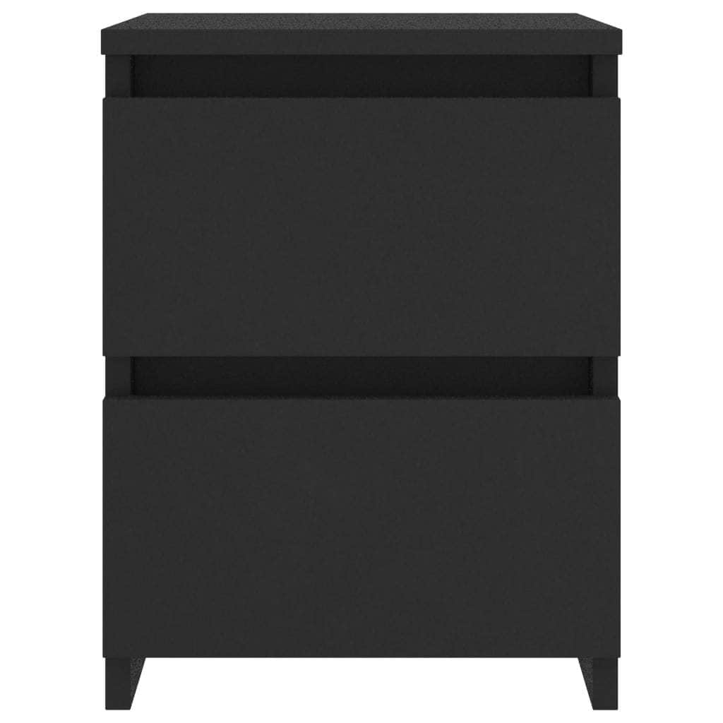 Bedside Cabinet Black - Chipboard