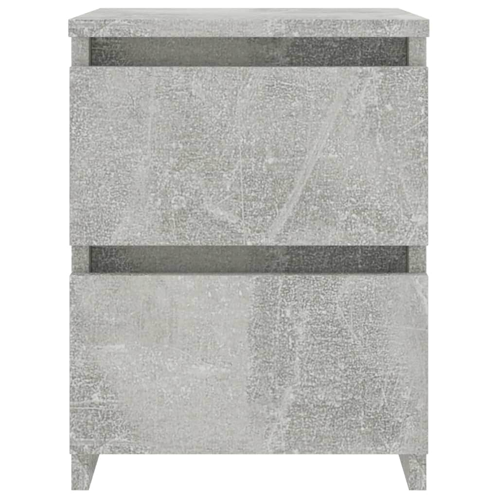 Bedside Cabinet Concrete Grey  Chipboard