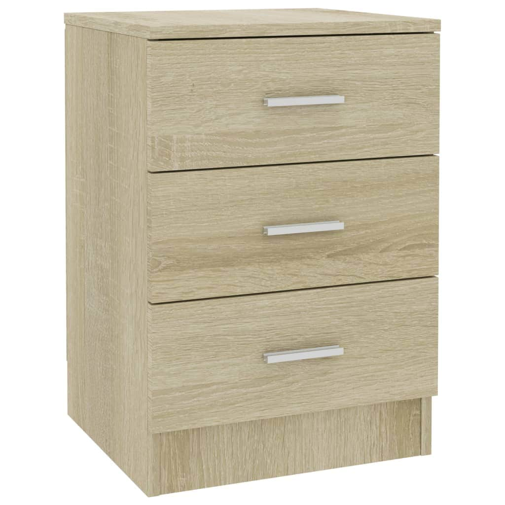 Bedside Cabinet Oak Chipboard