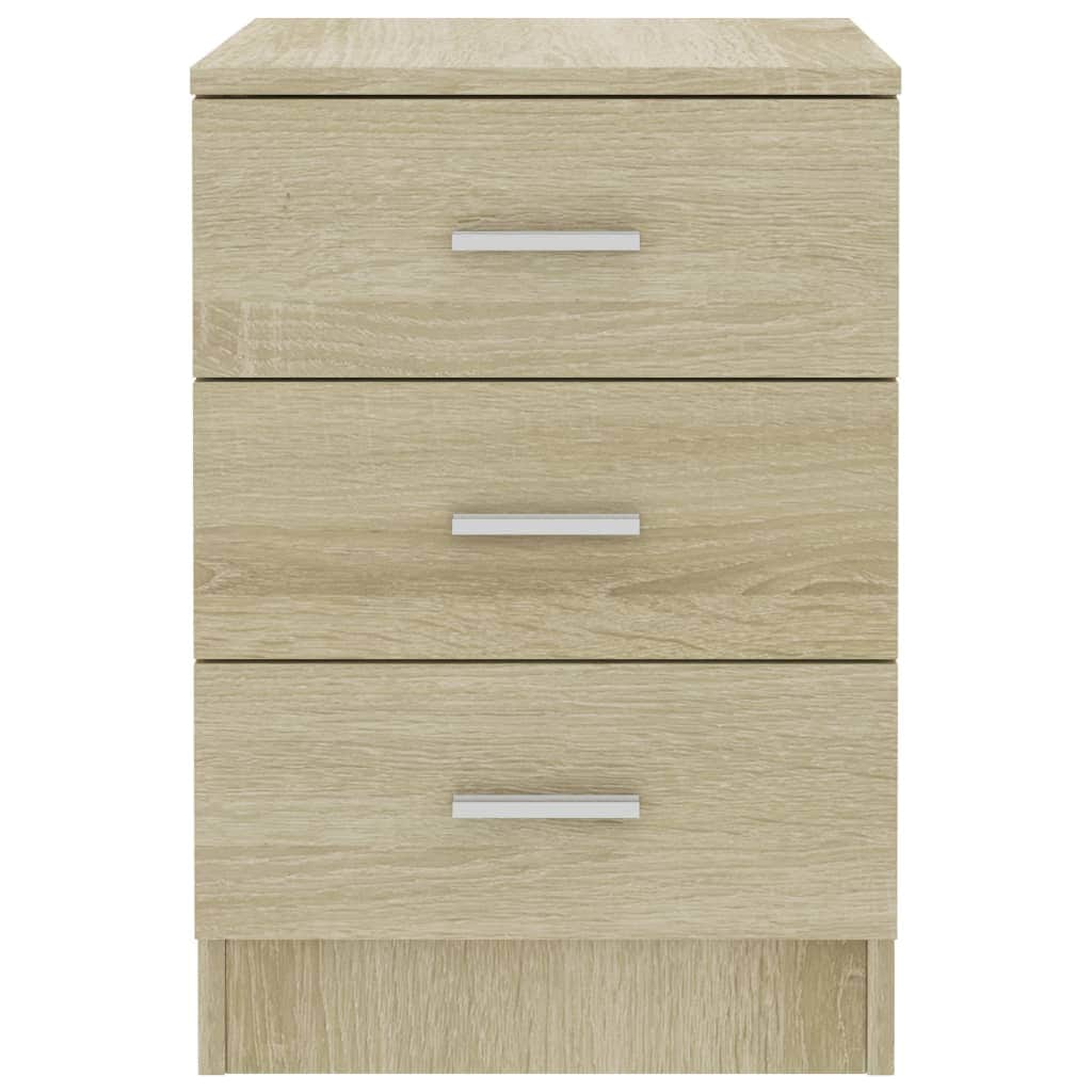 Bedside Cabinet Oak Chipboard