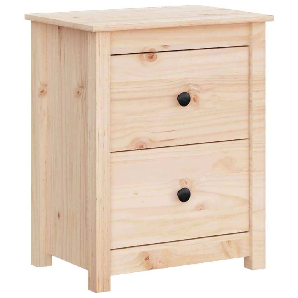 Bedside Cabinet Solid Wood