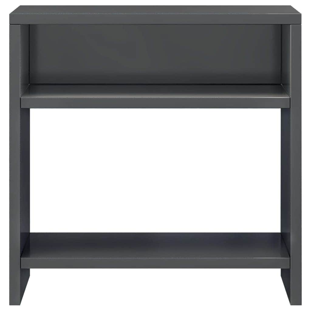 Bedside Cabinets 2 pcs High Gloss Grey Chipboard