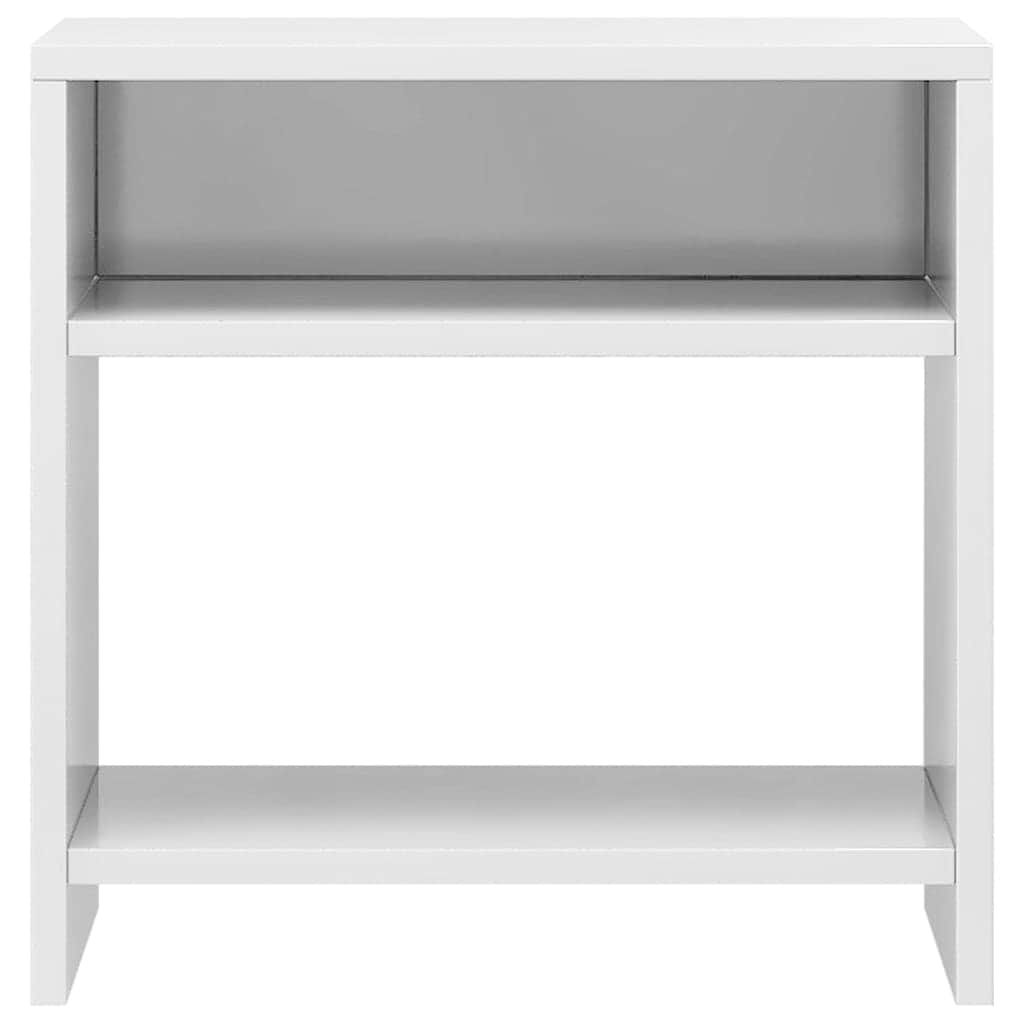 Bedside Cabinets 2 pcs High Gloss White Chipboard