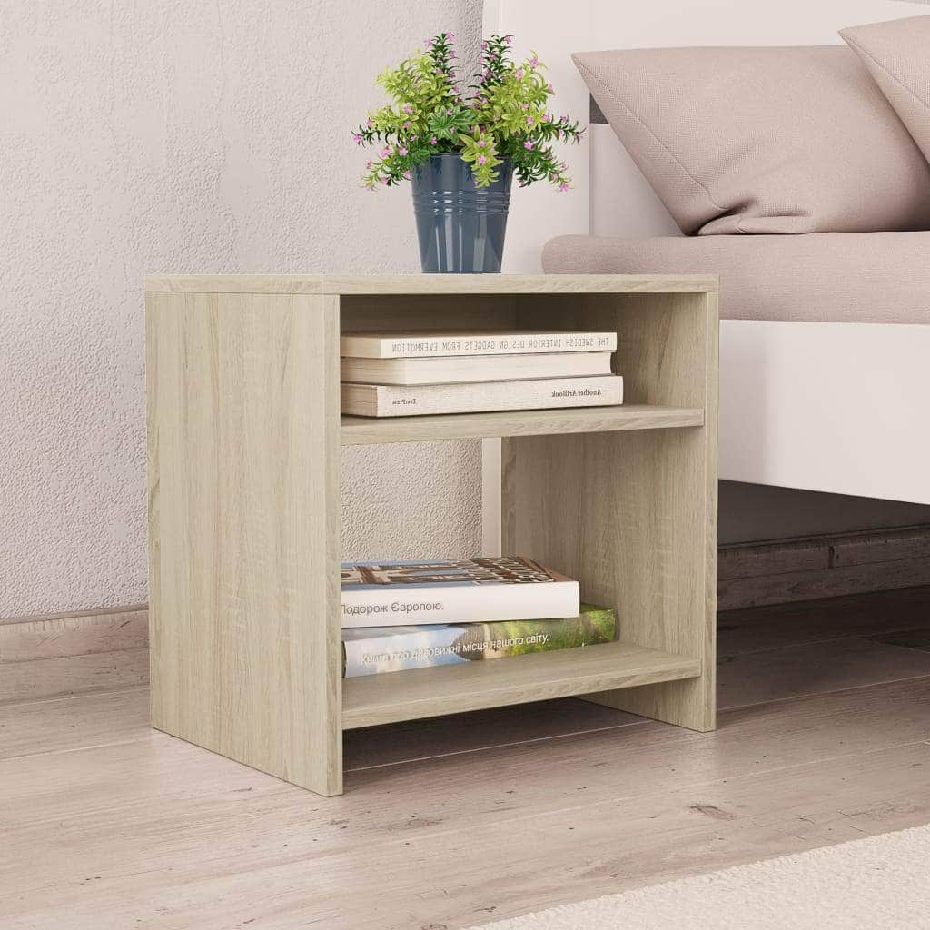 Bedside Cabinets 2 pcs Sonoma Oak Chipboard