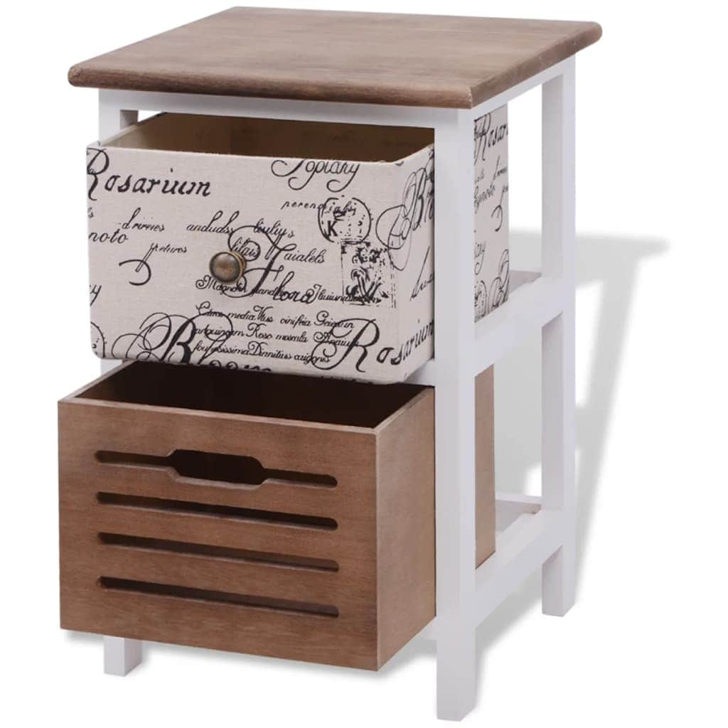 Bedside Cabinets 2 Pcs Wood