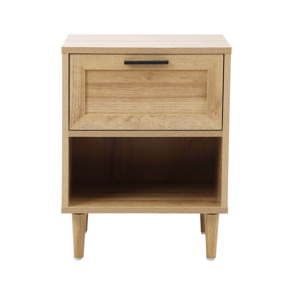 Bedside Table Nightstand Bedroom Storage Cabinet