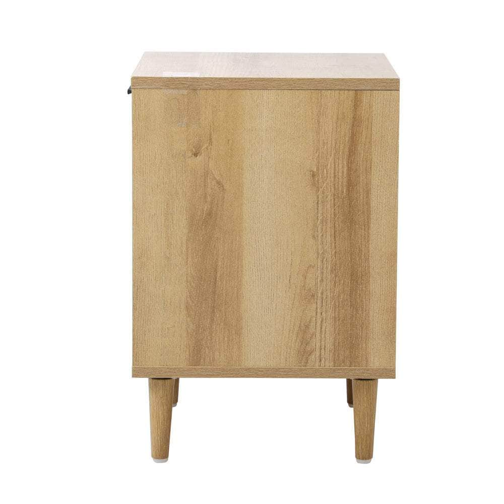 Bedside Table Nightstand Bedroom Storage Cabinet