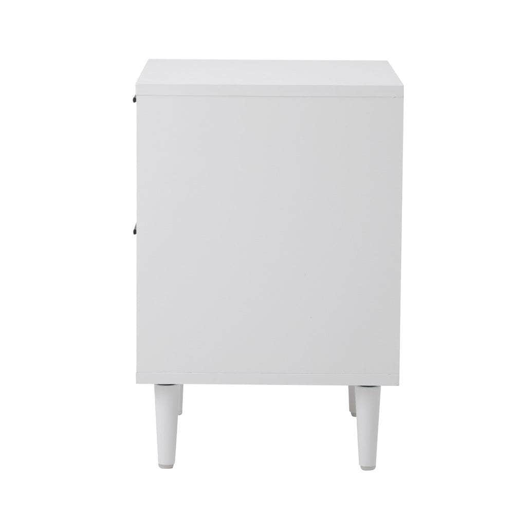 Bedside Table Nightstand Bedroom Storage Cabinet