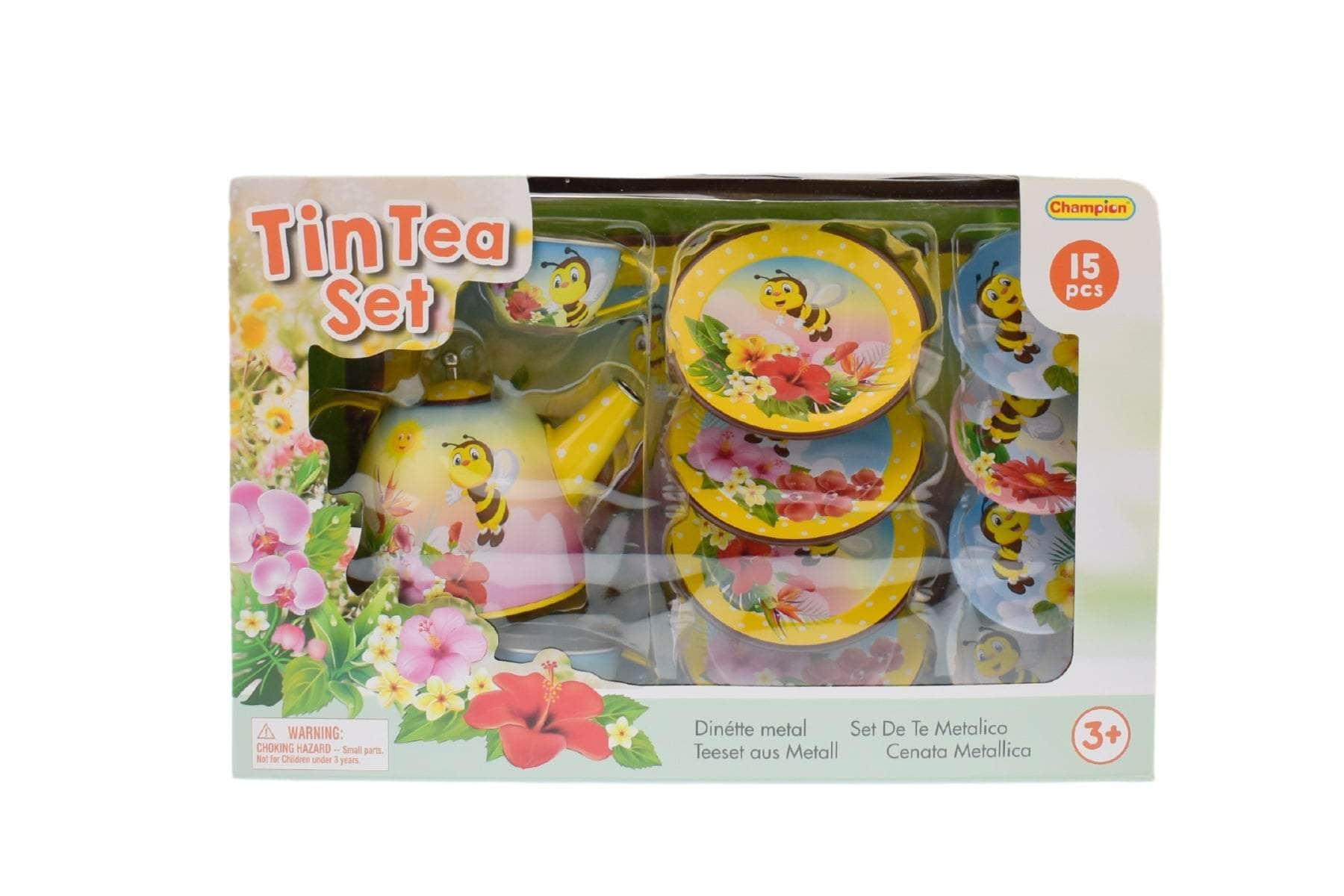 Bee Tin Tea Set 15Pcs