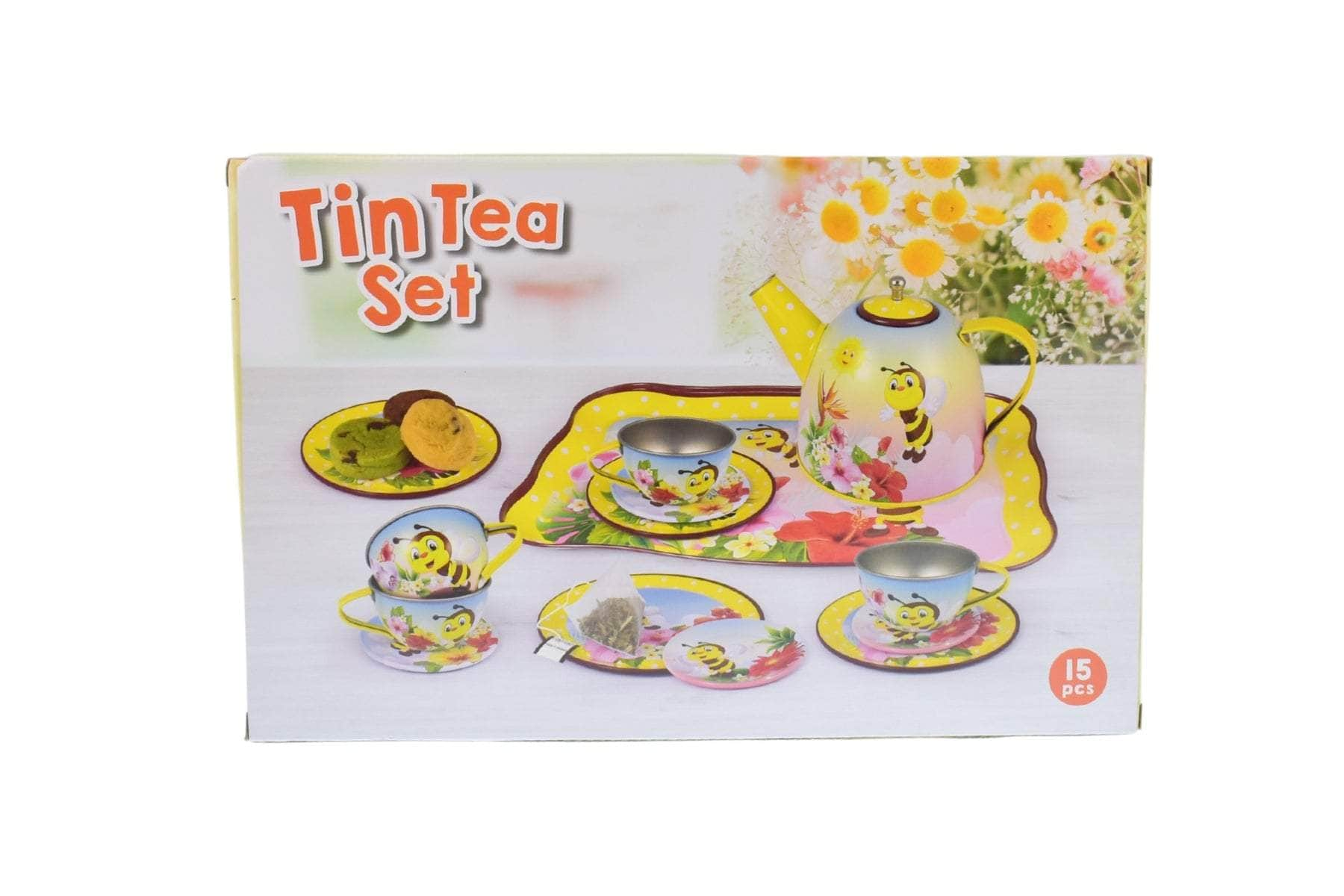 Bee Tin Tea Set 15Pcs