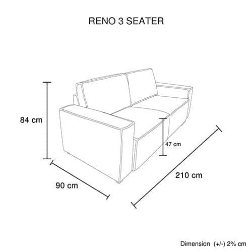 Beige Fabric Sofa With Wooden Structure And Knock Down Feature