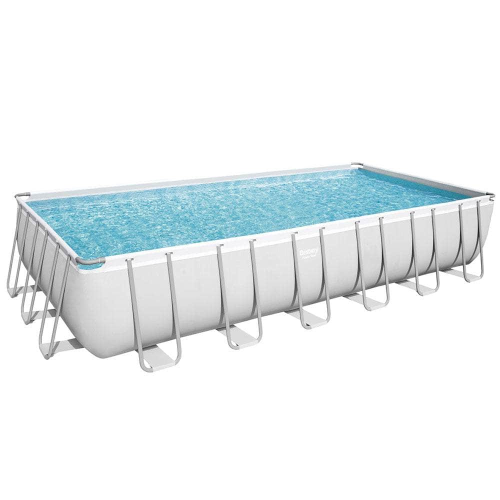 Bestway Above Ground Swimming Pool,7.32m x 3.66m x 1.32m,white