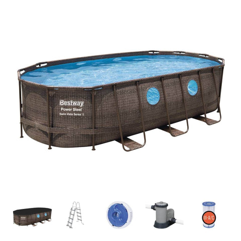 Bestway Power Steel Swimming Pool Set