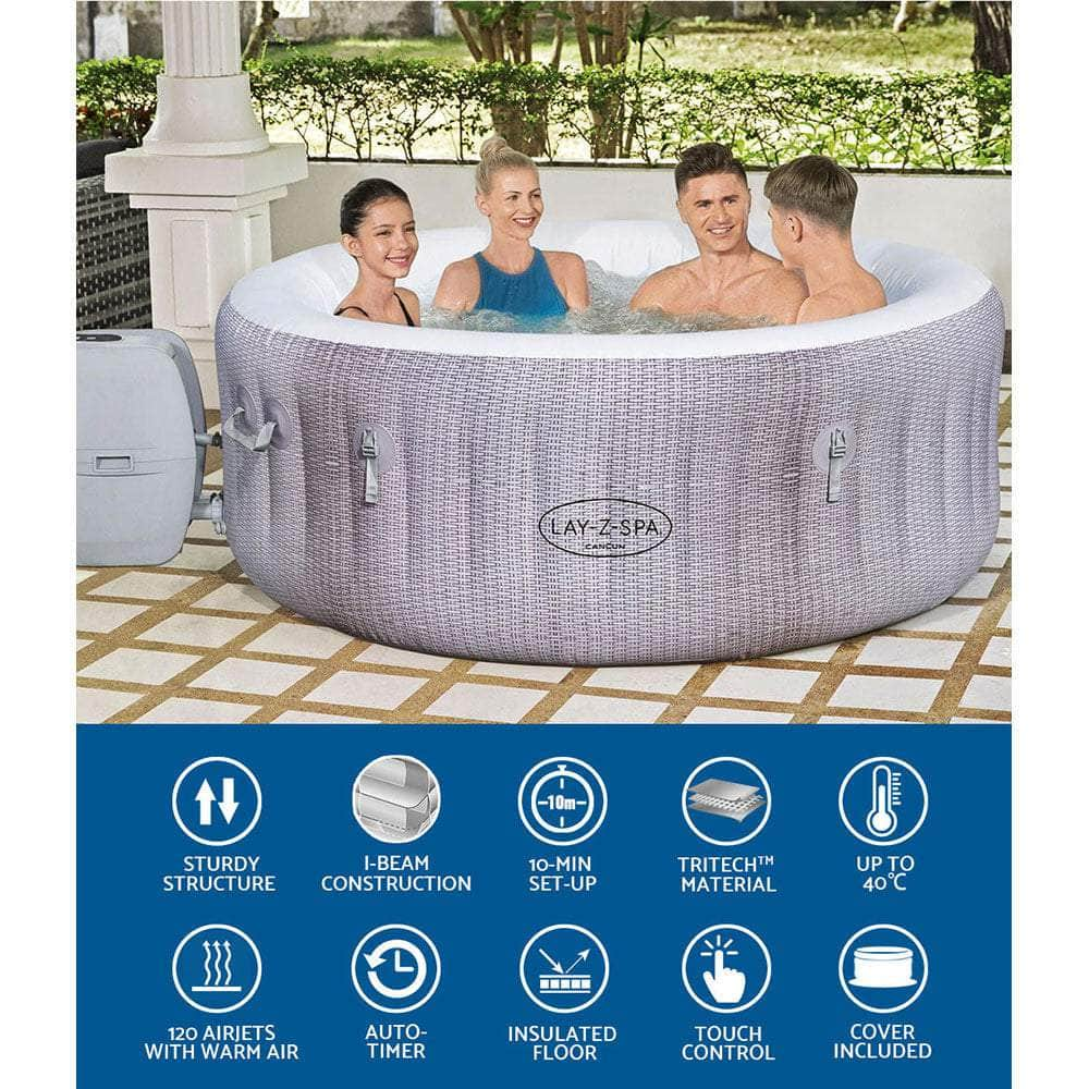 Bestway Spa Pool Massage Hot Tub Inflatable Portable Spa Outdoor Bath Pools