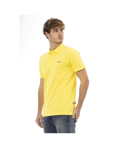 Big & Bright Baldinini Yellow/Blue Polo Shirt