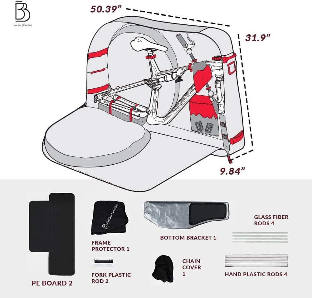 Bike Travel Bag Case Plane Boat Shipping Transport