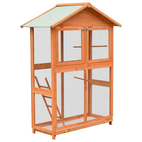 Bird Cage Solid Pine & Fir Wood S