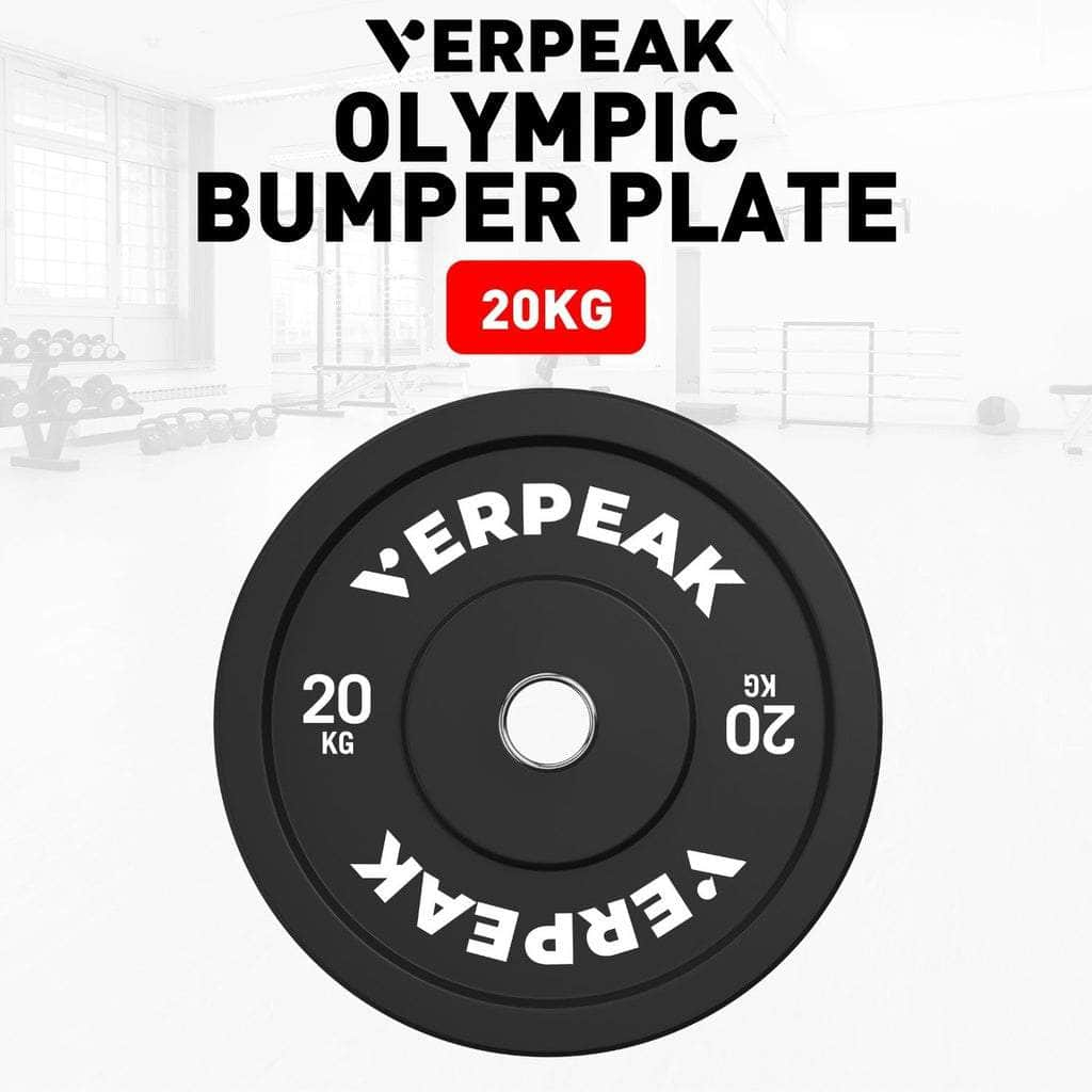 Black Bumper weight plates-Olympic (15kgx1)