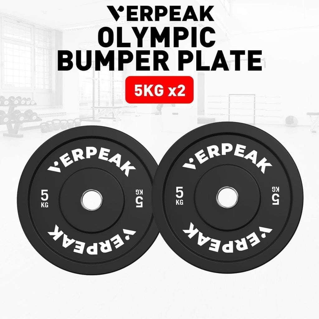 Black Bumper weight plates-Olympic (15kgx1)