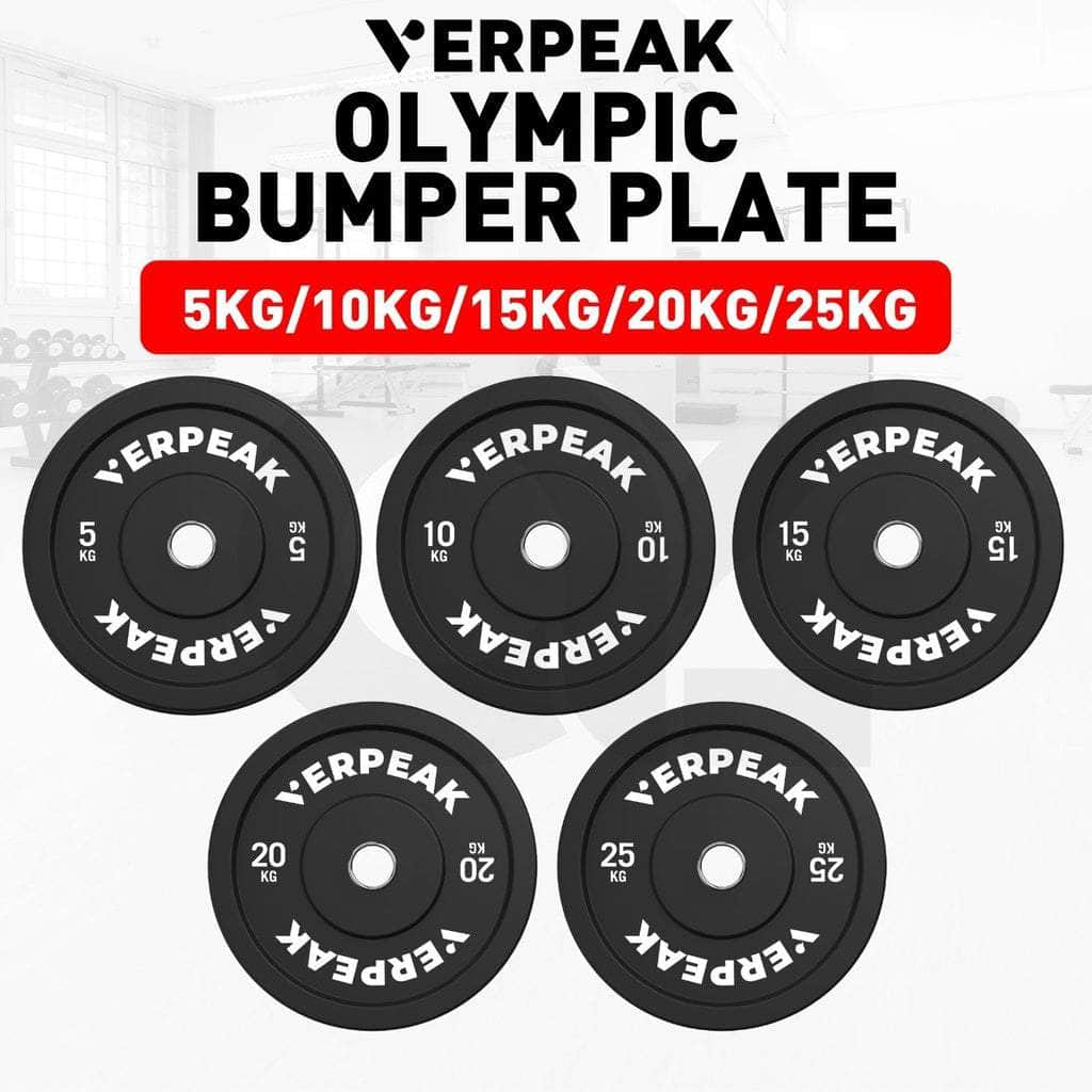 Black Bumper weight plates-Olympic (15kgx1)