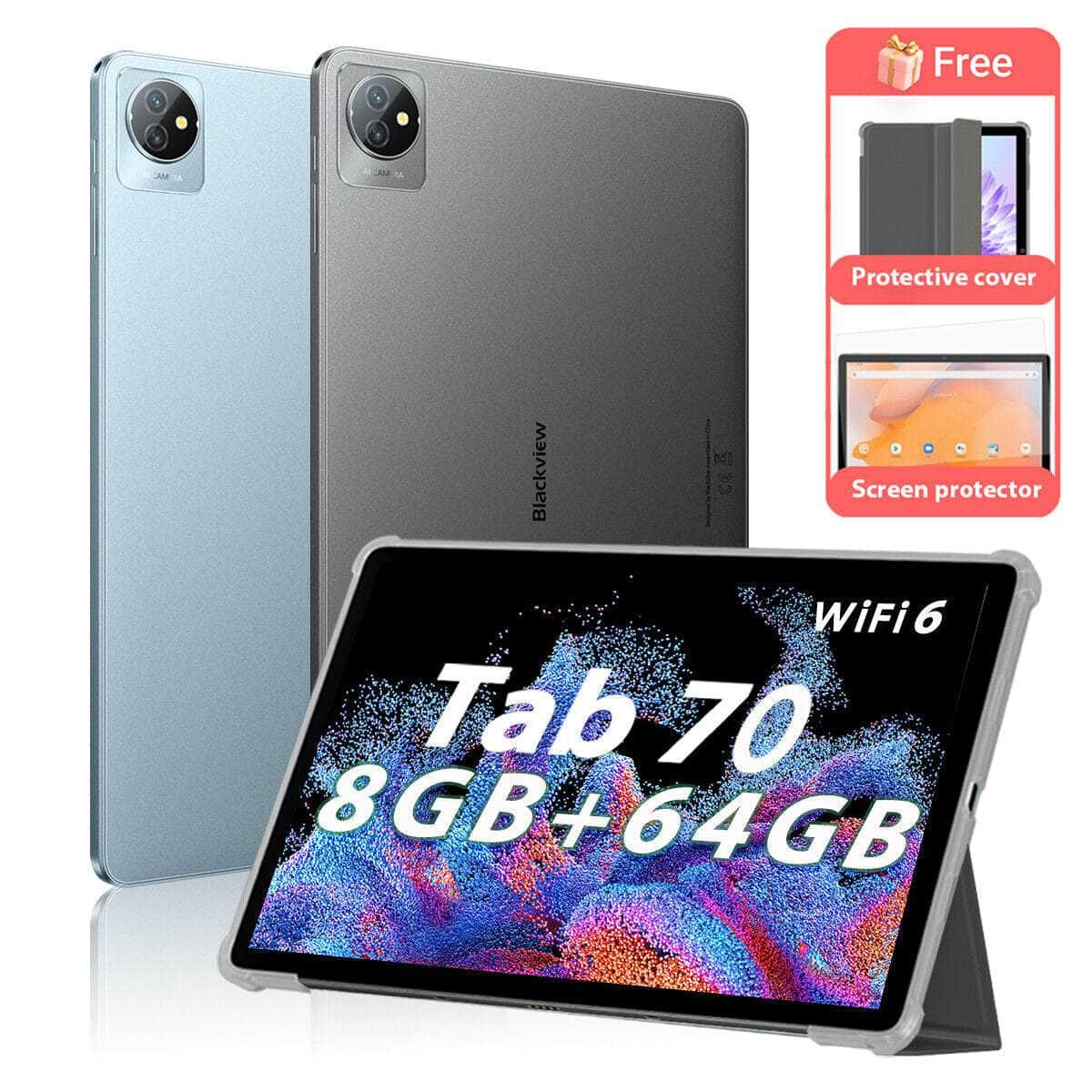 Blackview Android 13 Tab 70 Wifi Tablets 6580Mah 10.1 Inch 8GB+64GB/SD 1TB