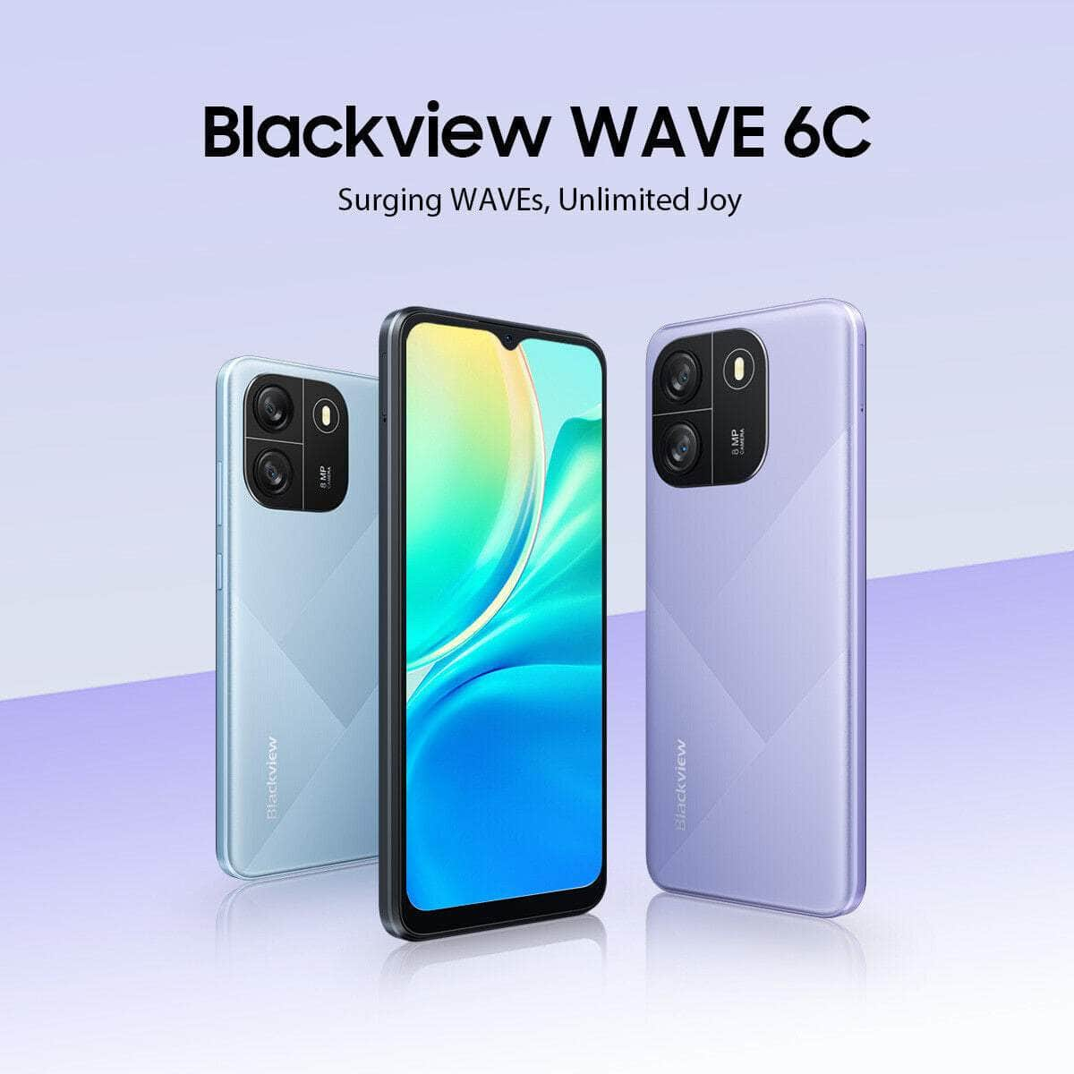 Blackview Wave 6C Mobile Phone Android 13 5100Mah ROM 32GB(TF 1TB) Smartphone