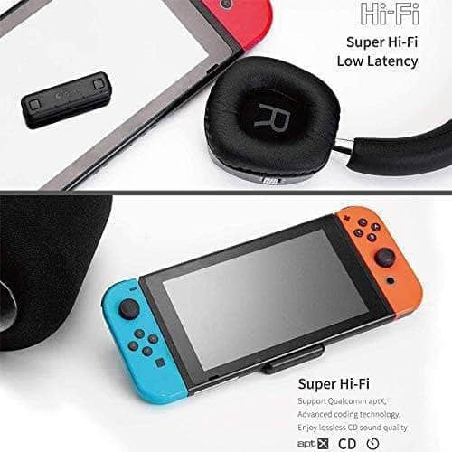 Bluetooth Adapter Route Air Pro For Nintendo Switch, Ps4, Laptops