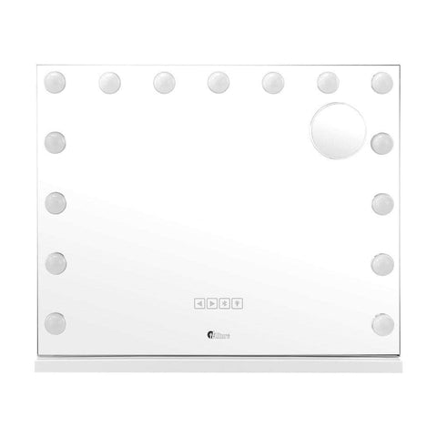 Bluetooth Hollywood Makeup Mirrors with LED Light 58x46cm Vanity Mirror