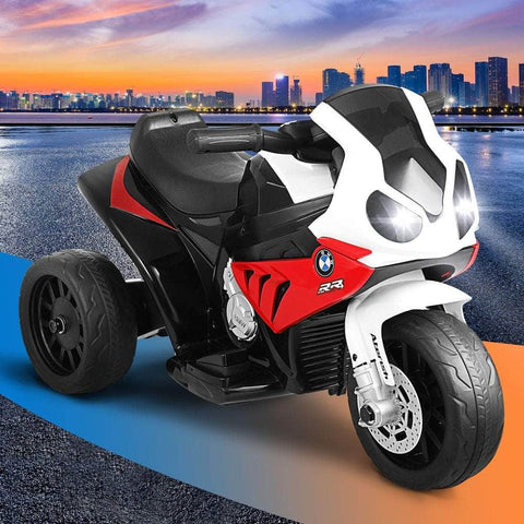 BMW Kids Ride On Motorbike Electric Police Bike Motorcycle Police Car Toy Gift