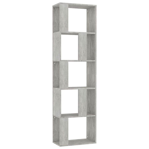 Book  Cabinet/Room Divider Concrete Grey Chipboard