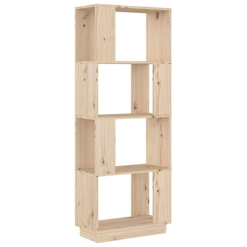 Book Cabinet/Room Divider Shelving Black/Oak/Honey brown/White Solid Wood Pine