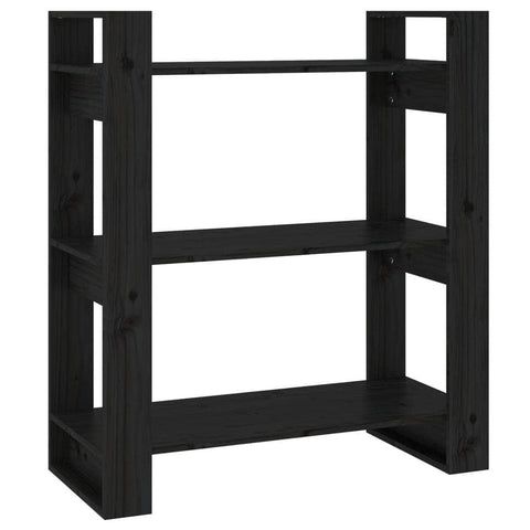 Book Cabinet/Room Divider White/Black/Brown/Natural Solid Wood Pine