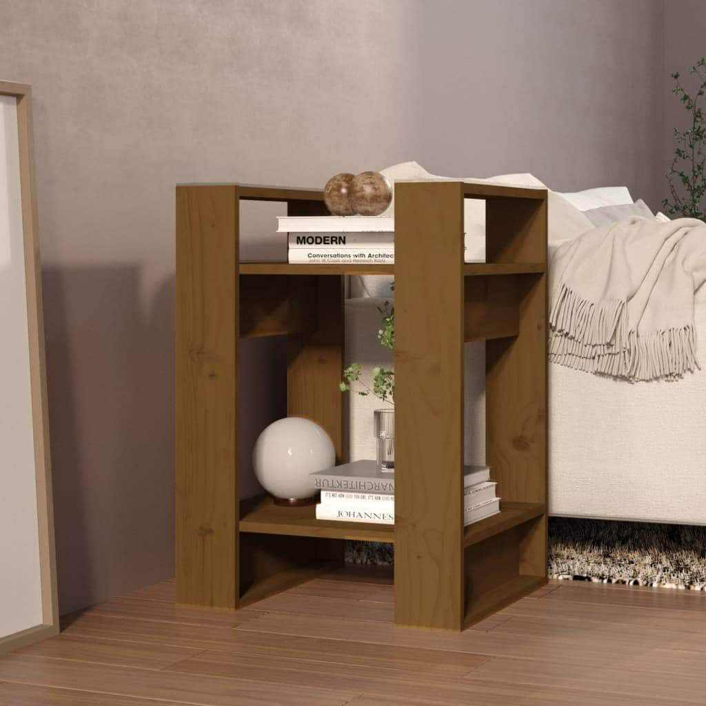 Book Cabinet/Room Divider White/Black/Honey Brown/Oak Solid Wood Pine