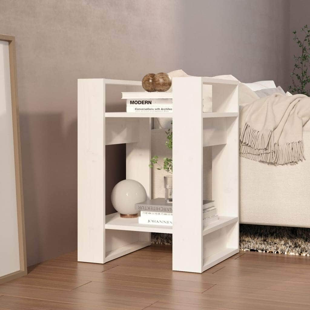 Book Cabinet/Room Divider White/Black/Honey Brown/Oak Solid Wood Pine