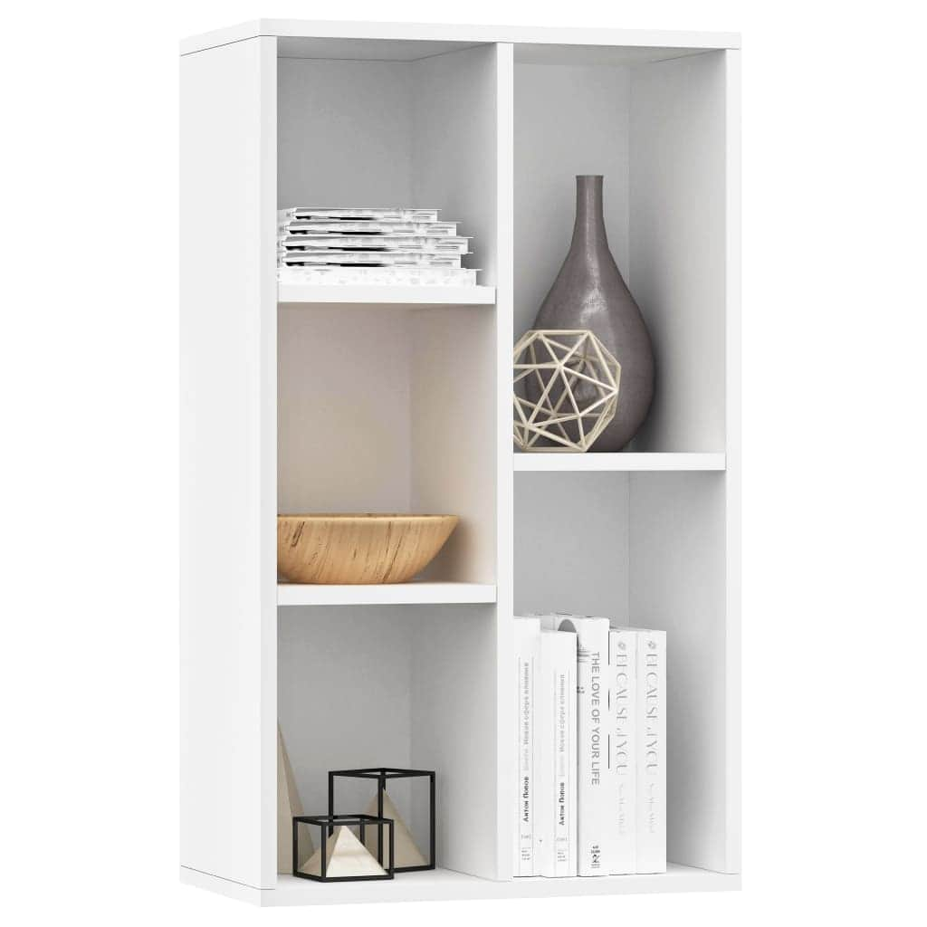 Book Cabinet/Sideboard  White Chipboard