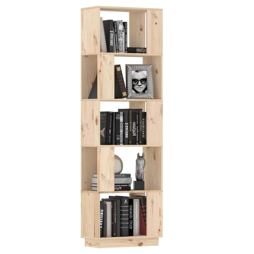 Book Cabinet/Standing Shelves Black/White/Brown/Natural Solid Wood Pine