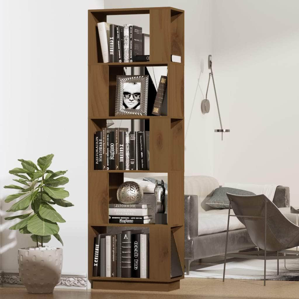 Book Cabinet/Standing Shelves Black/White/Brown/Natural Solid Wood Pine