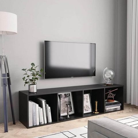 Book Cabinet/TV Cabinet Black