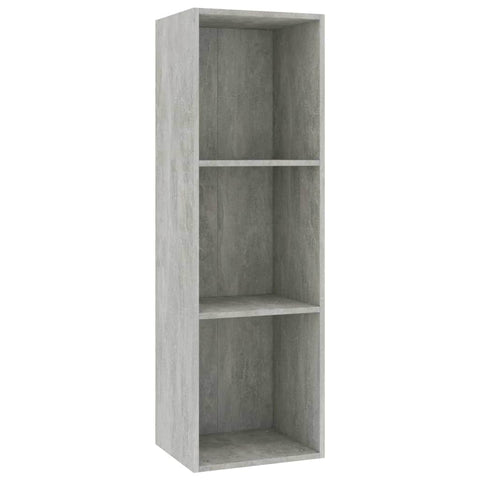 Book Cabinet/TV Cabinet Concrete Grey Chipboard