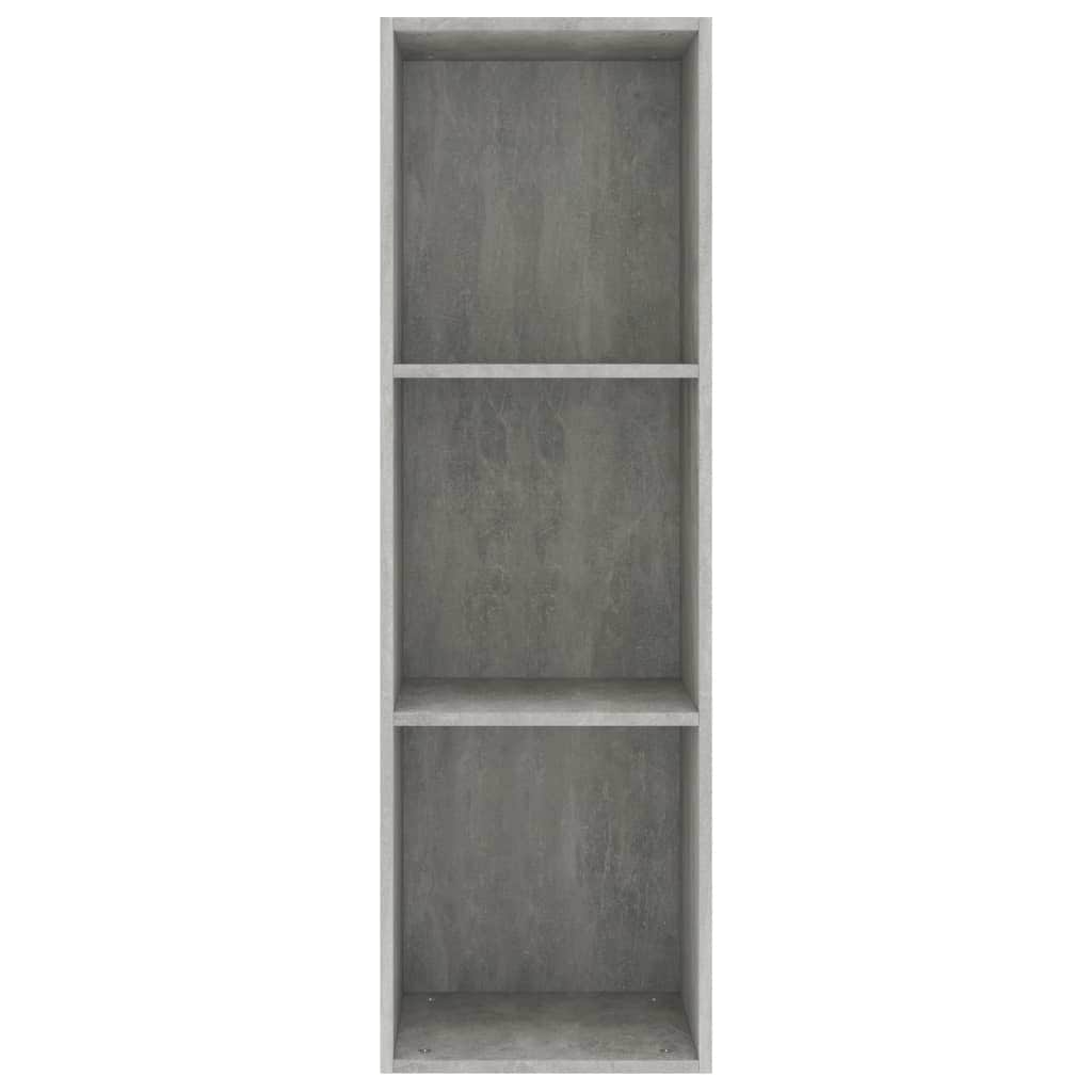 Book Cabinet/TV Cabinet Concrete Grey Chipboard