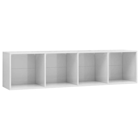 Book Cabinet/TV Cabinet High Gloss White