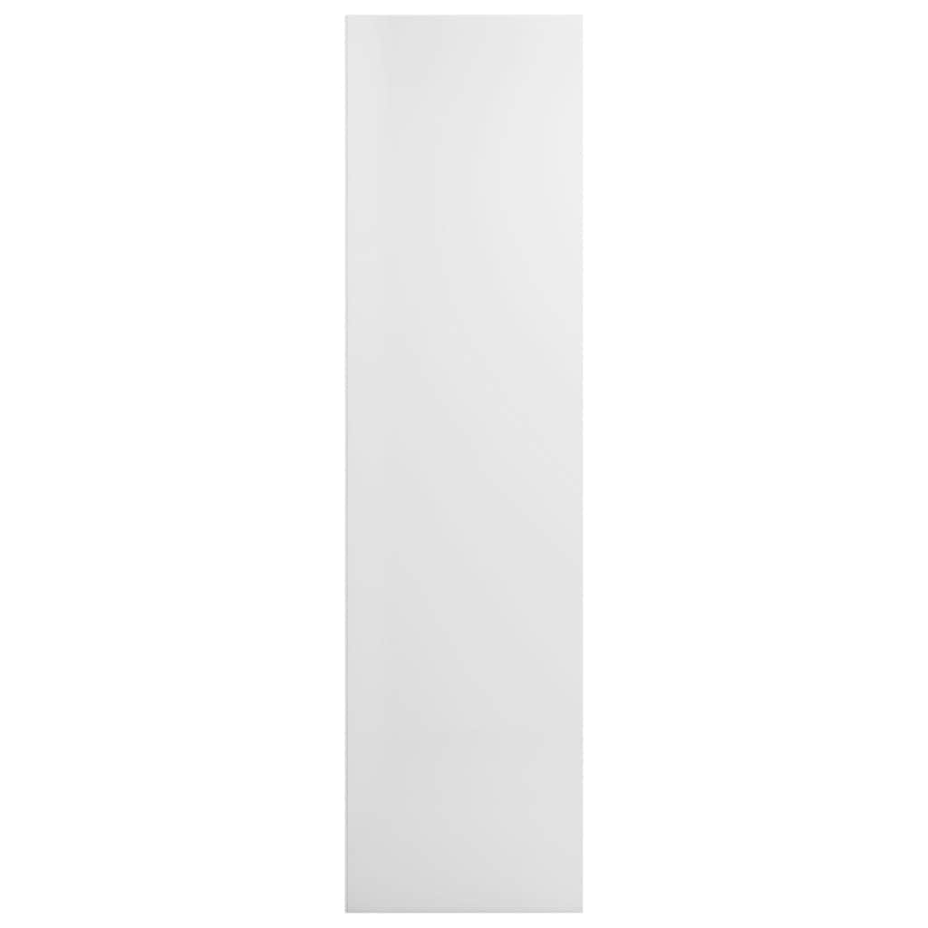 Book Cabinet/TV Cabinet High Gloss White Chipboard