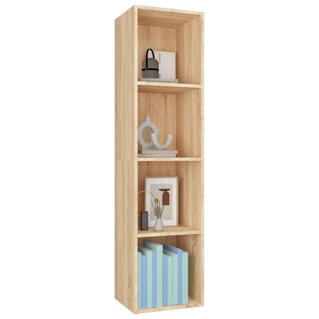 Book Cabinet/TV Cabinet  Sonoma Oak Chipboard