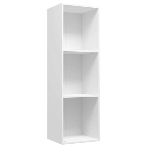 Book Cabinet/TV Cabinet White Chipboard