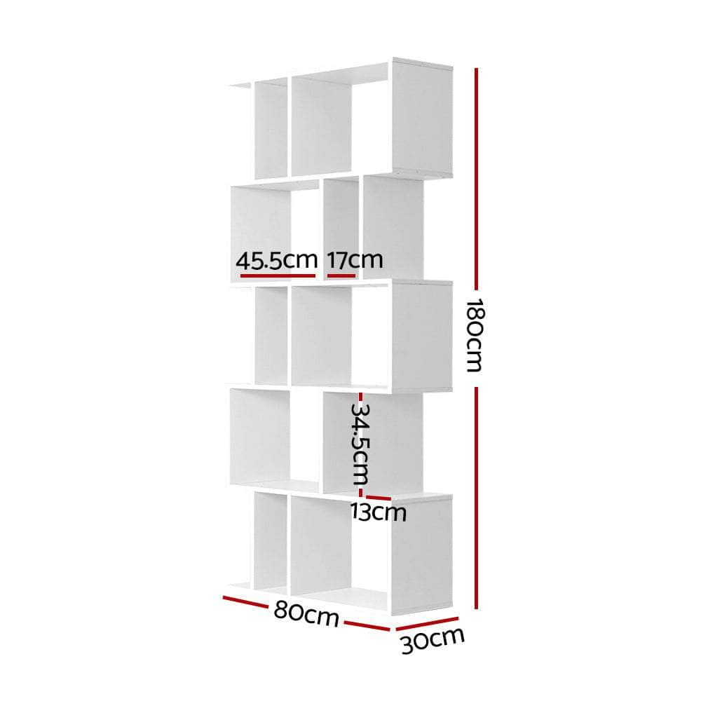 Bookshelf 5 Tiers - Rita White