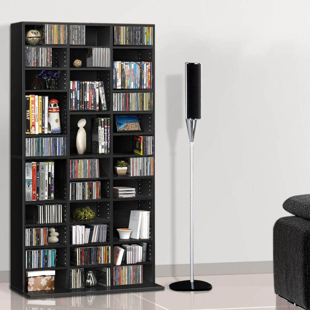 Bookshelf Cd Storage Rack - Bert Black