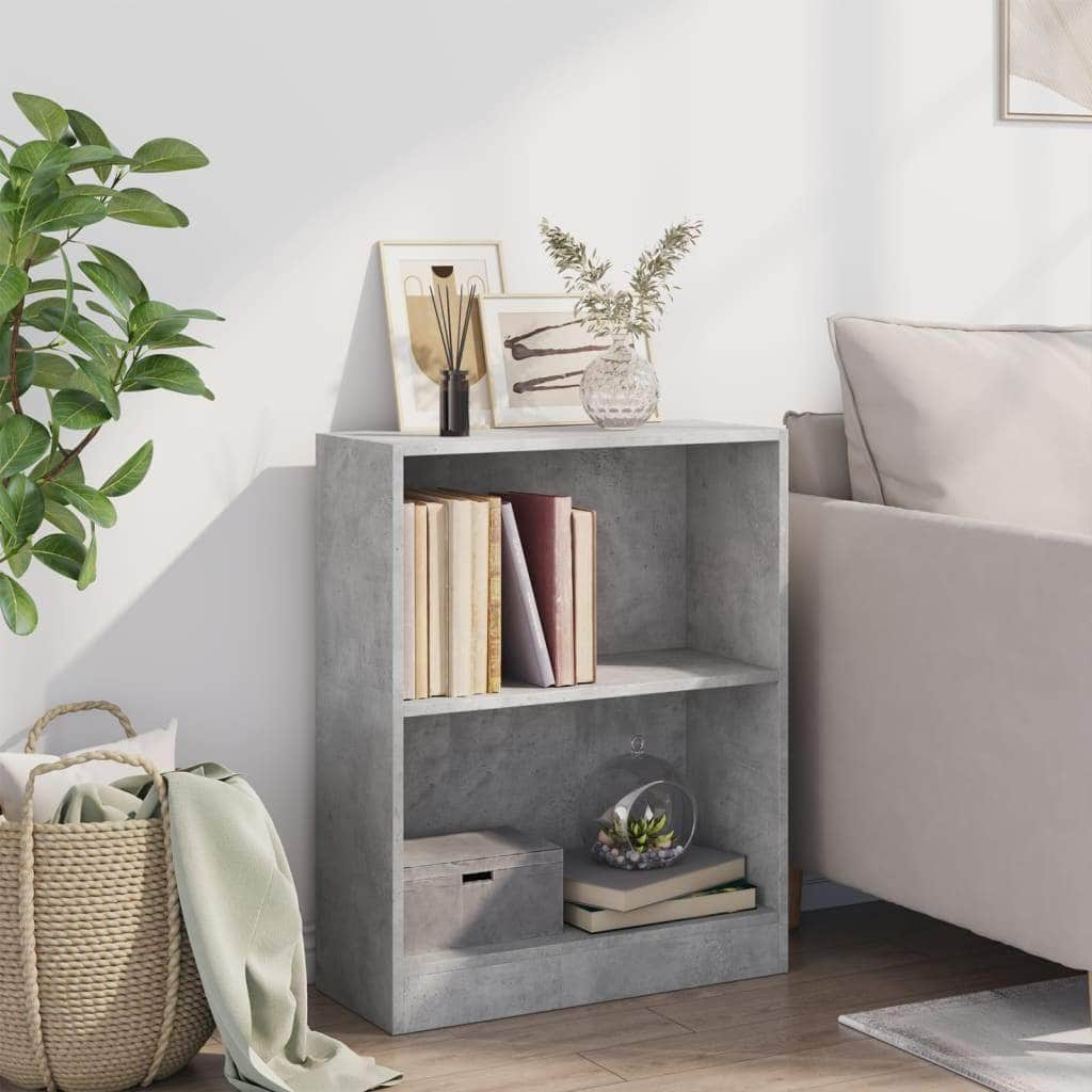 Bookshelf Concrete Grey Chipboard