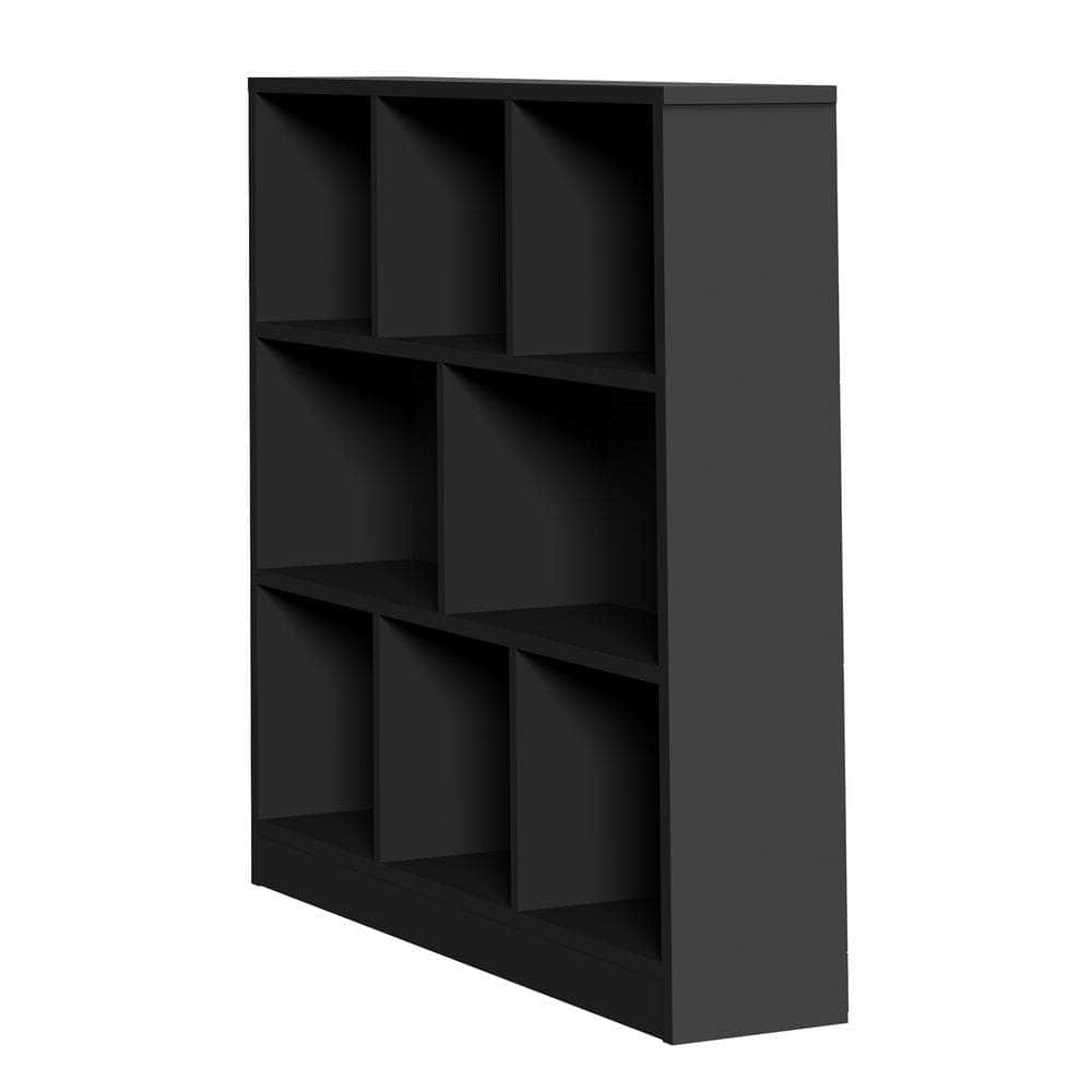 Bookshelf Display Shelves Storage Organizer Black/White/Natural