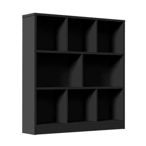 Bookshelf Display Shelves Storage Organizer Black/White/Natural